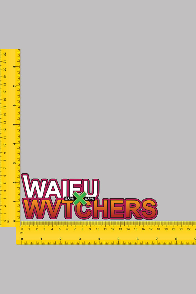 waifu watchers waifu x hunter vinyl sticker decal