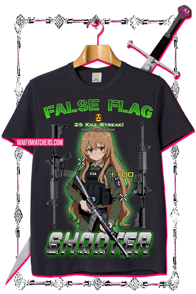 False-flag-shooter-anime-waifu-t-shirt-front-updated